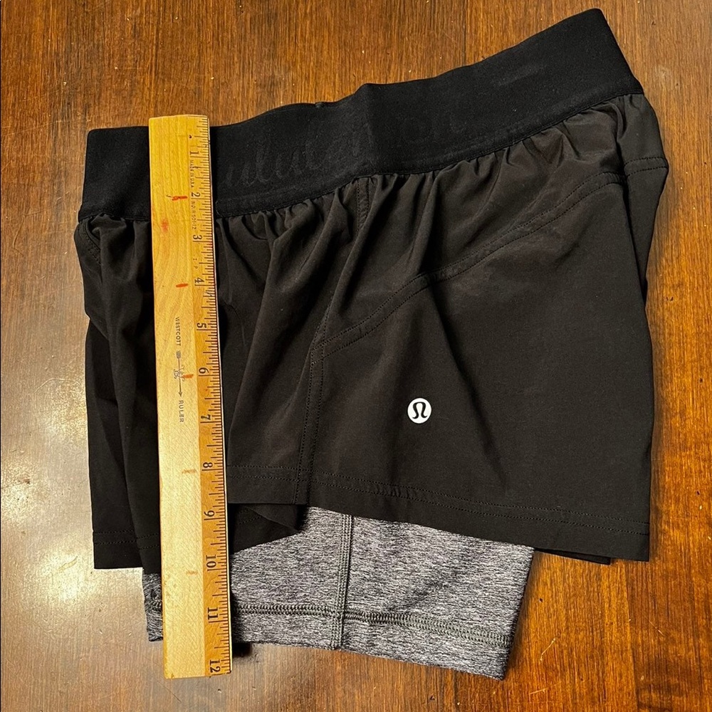 Lululemon biker shorts size 4
